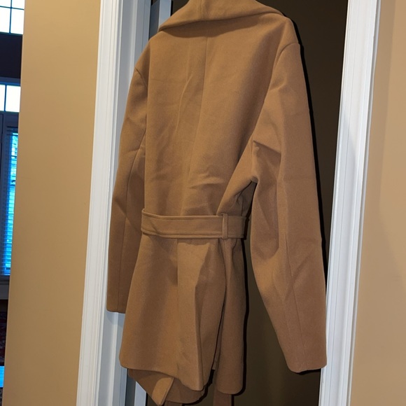 🔥Tahari Ella Double Face Wrap Coat - NWT🔥 - Picture 4 of 10